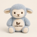 Little Vexa Lamb Plush – Soft Blue & Cream