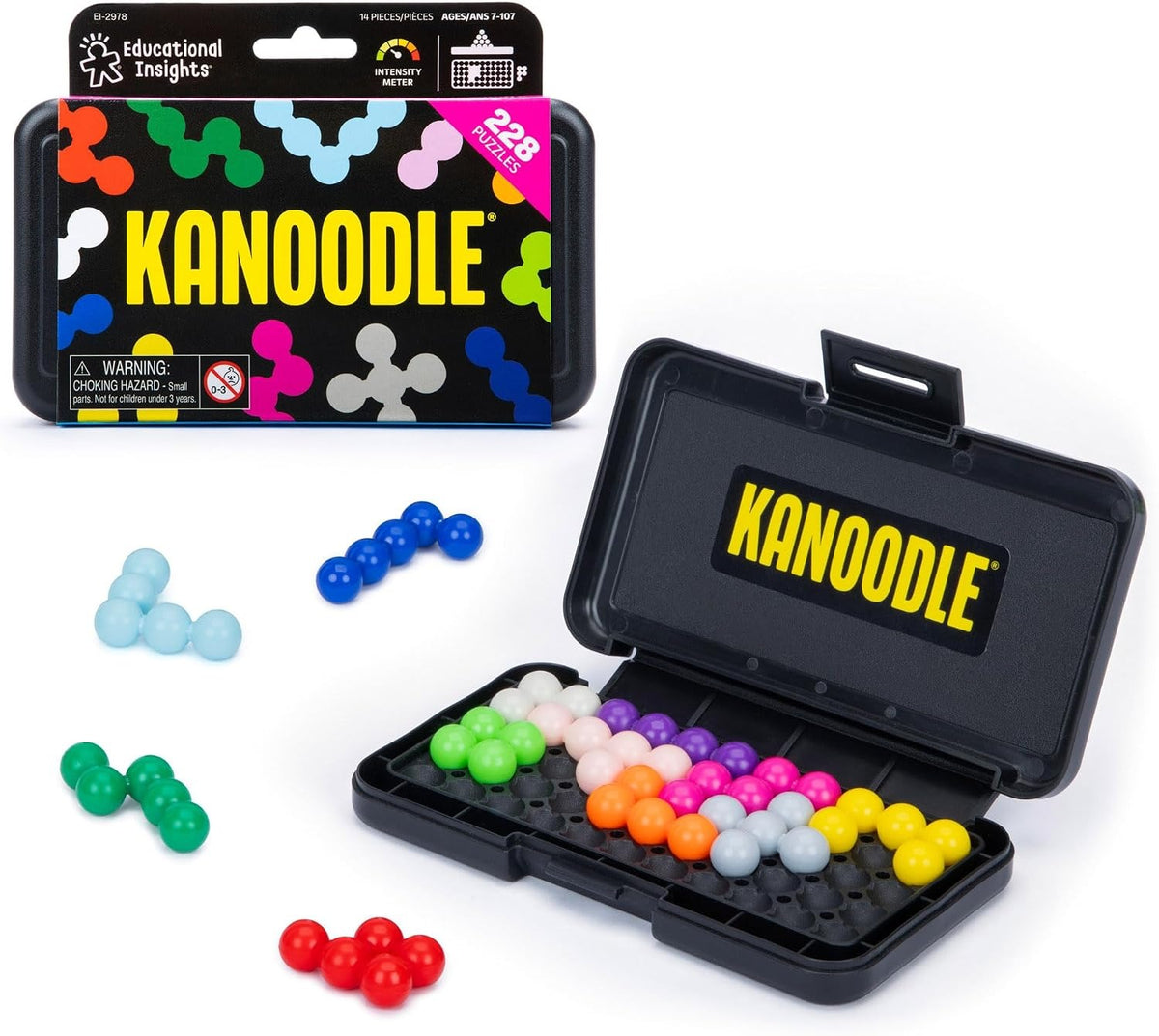 Learning Resources Kanoodle 3D Puzzle – 200+ Brain Teaser Challenges, Ages 7+